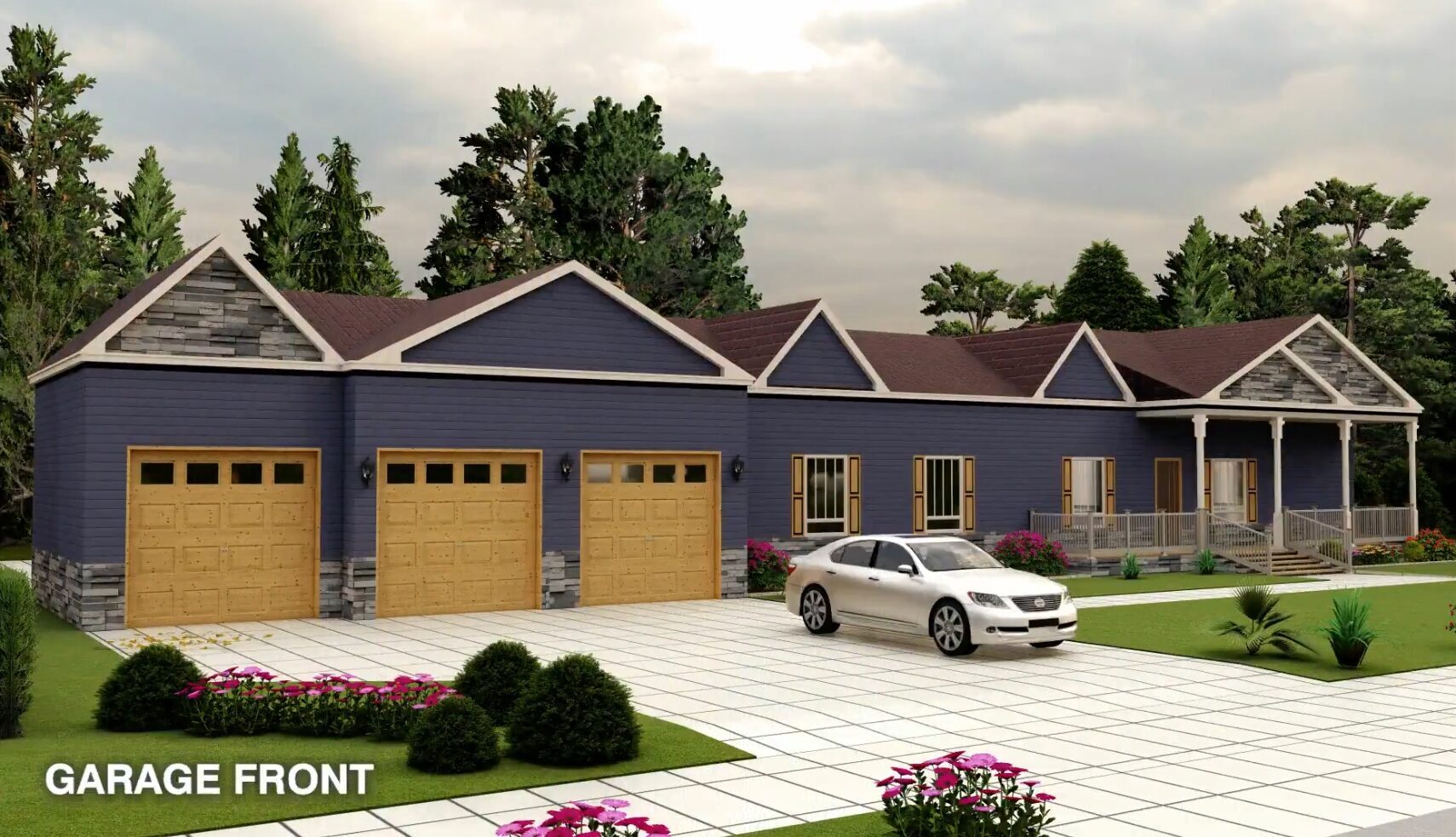 Garage front of house in Holt, MI