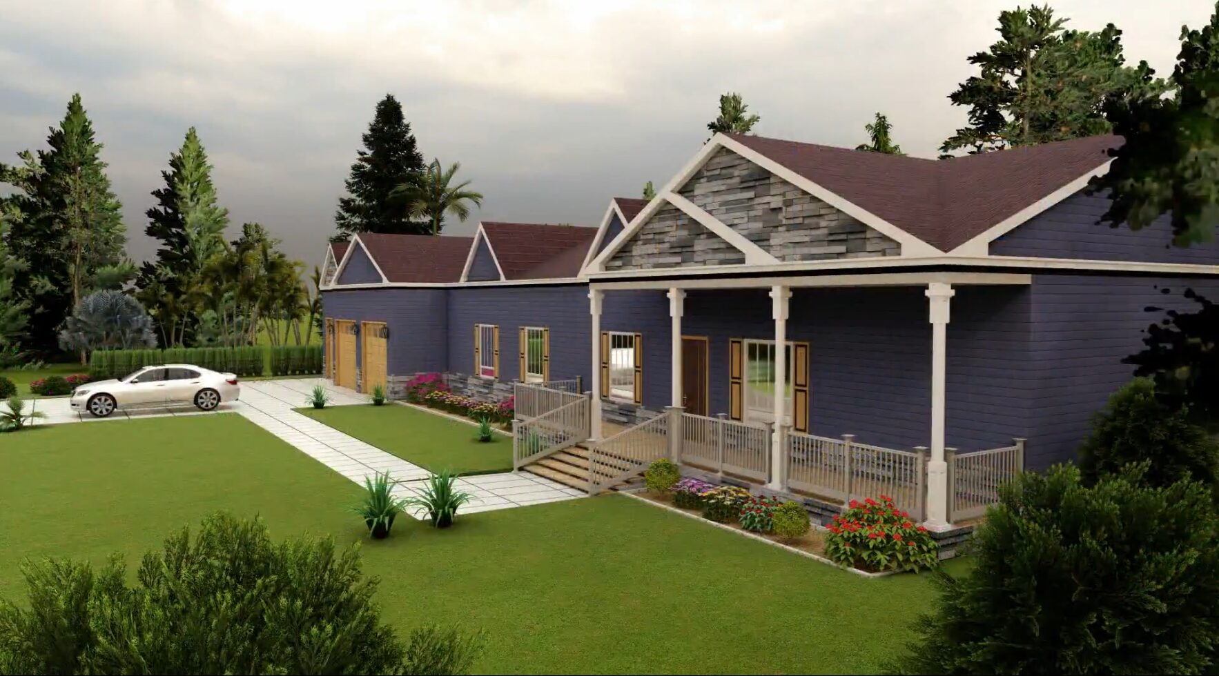 Front Side View of House for Holt MI