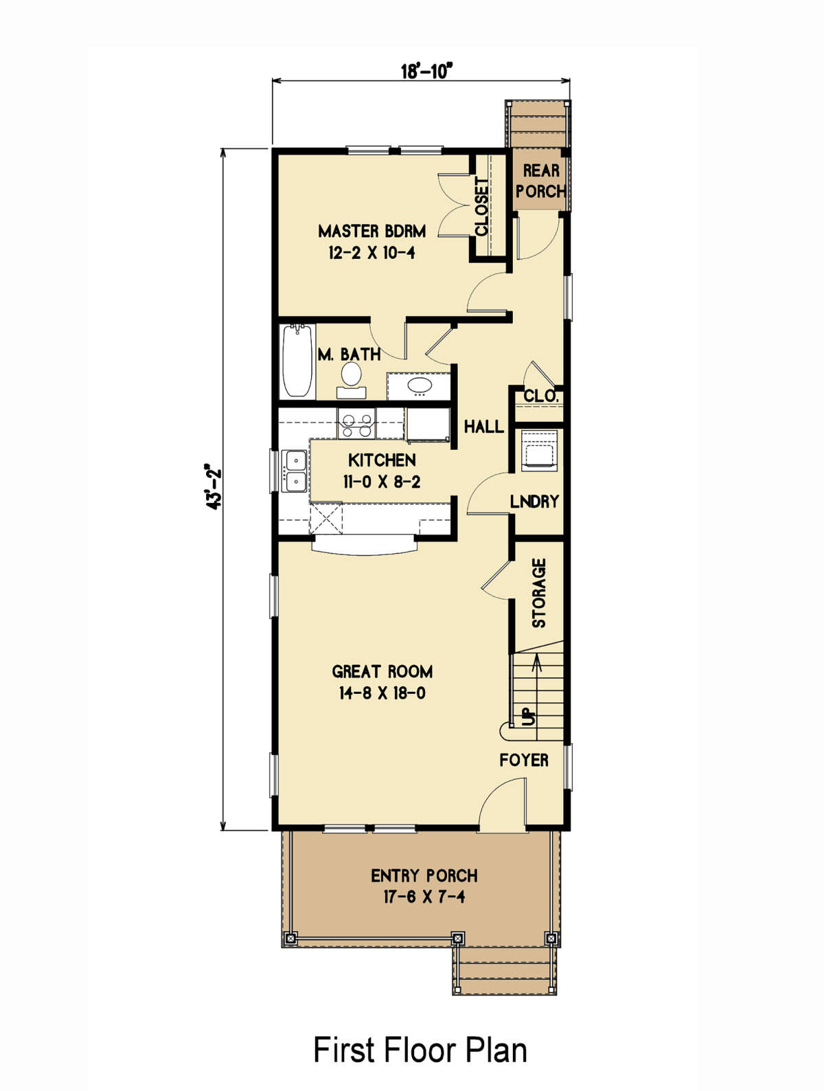 cottage floor plan First floor