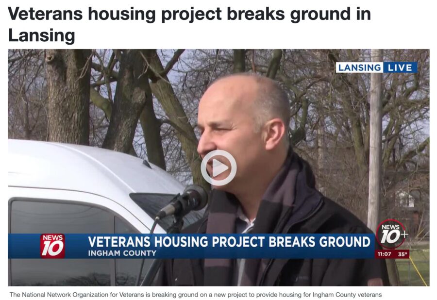 10 News WILX New cast about the ground breaking on Vermont Street