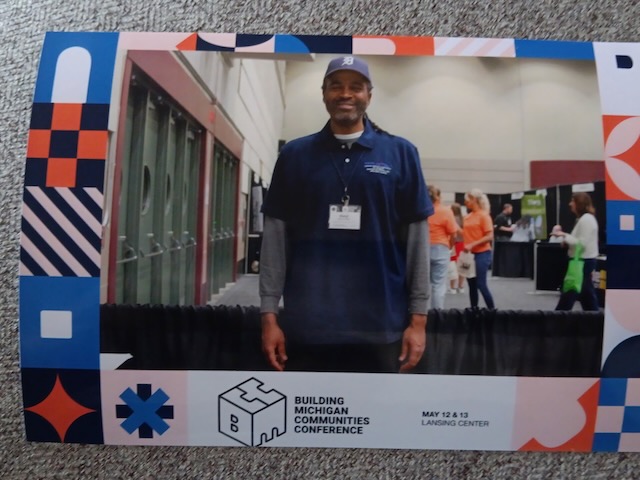 Photo of Daryl Alexander attending the "Building Michigan Communities Conference