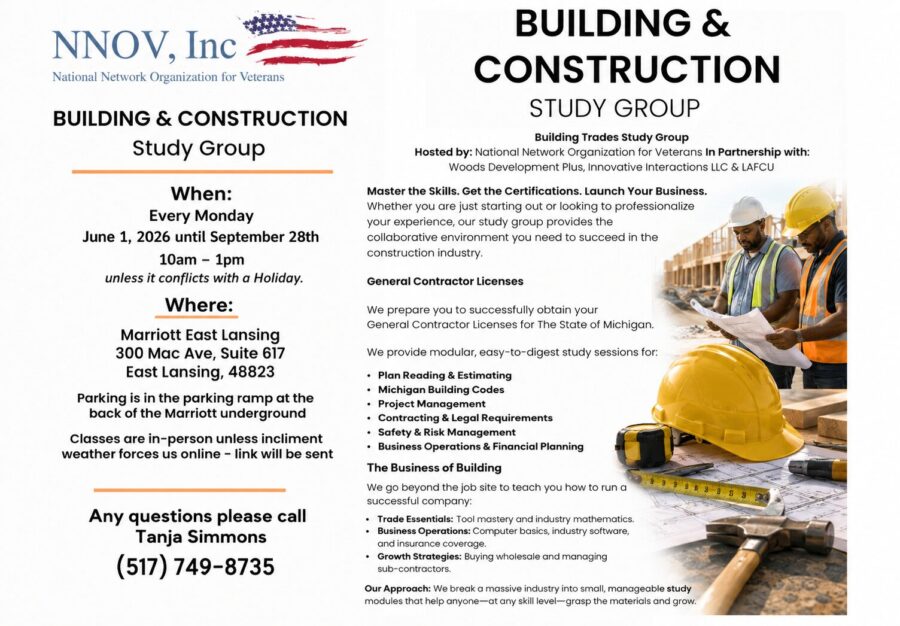 Updated Contractors Course flyer